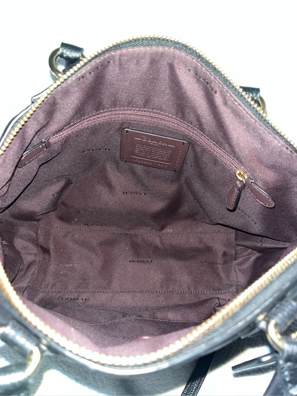 Coach Elise Pebble Leather Satchel - Picture 4 of 12